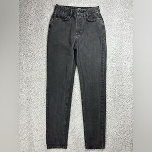 BDG Jeans Womens 24 Urban Outfitters Mom High Rise Cotton Casual Black Denim